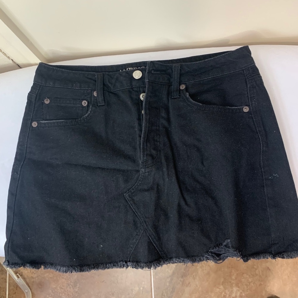 American Eagle Outfitters Black Denim Skirt